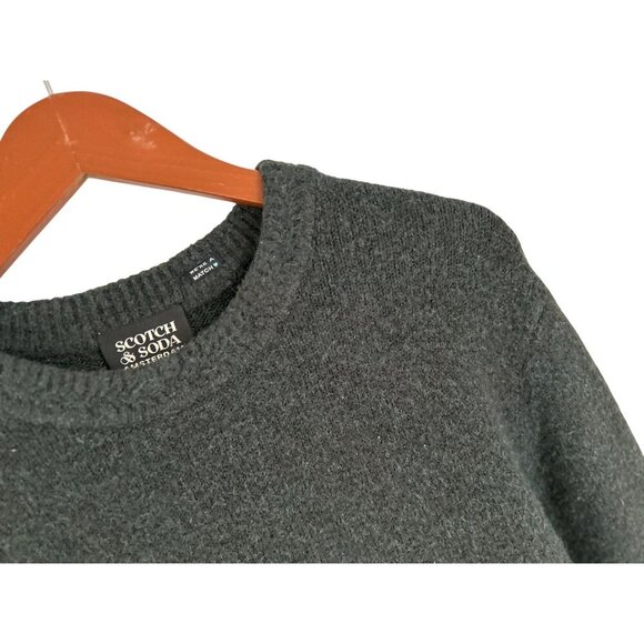 Scotch & Soda Mens Wool Blend Crewneck Sweater Long Sleeve Size Large - Picture 4 of 13